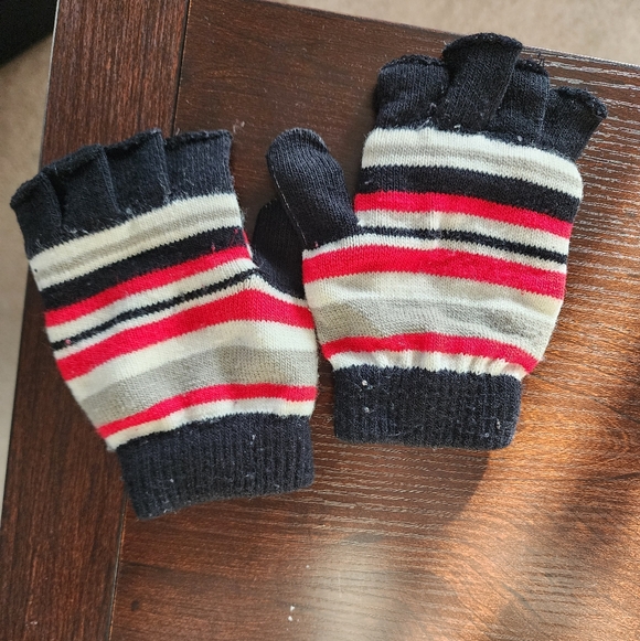 None Accessories - Colorful Striped Teenagers Mittens